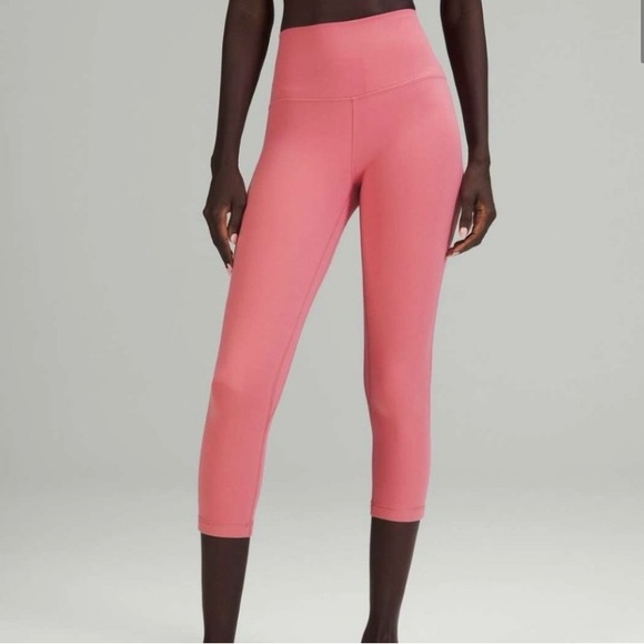 LULULEMON pink crop leggings - Picture 1 of 7